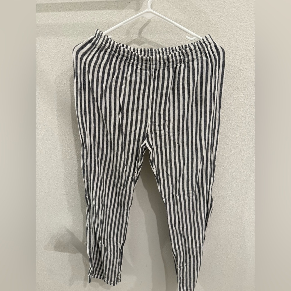 Striped Black and White pants